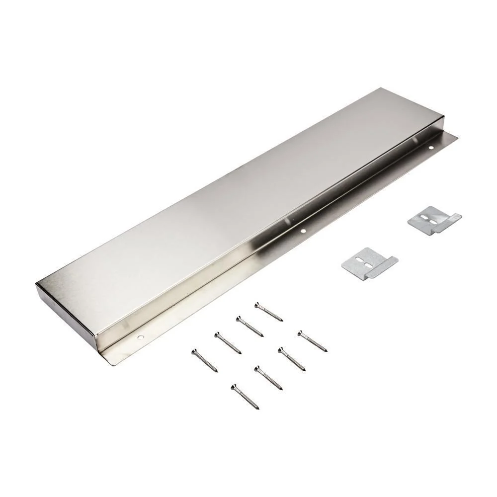 Kitchenaid W10655450 Stainless Steel Range Backsplash,Size: 30" W x 6" H