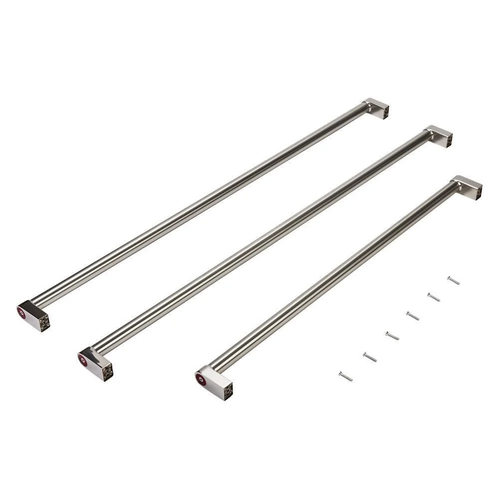 W10782871 KitchenAid® 30-IN French Door Refrigerator Handle Kit with Red Medallions for Panel-Ready Models