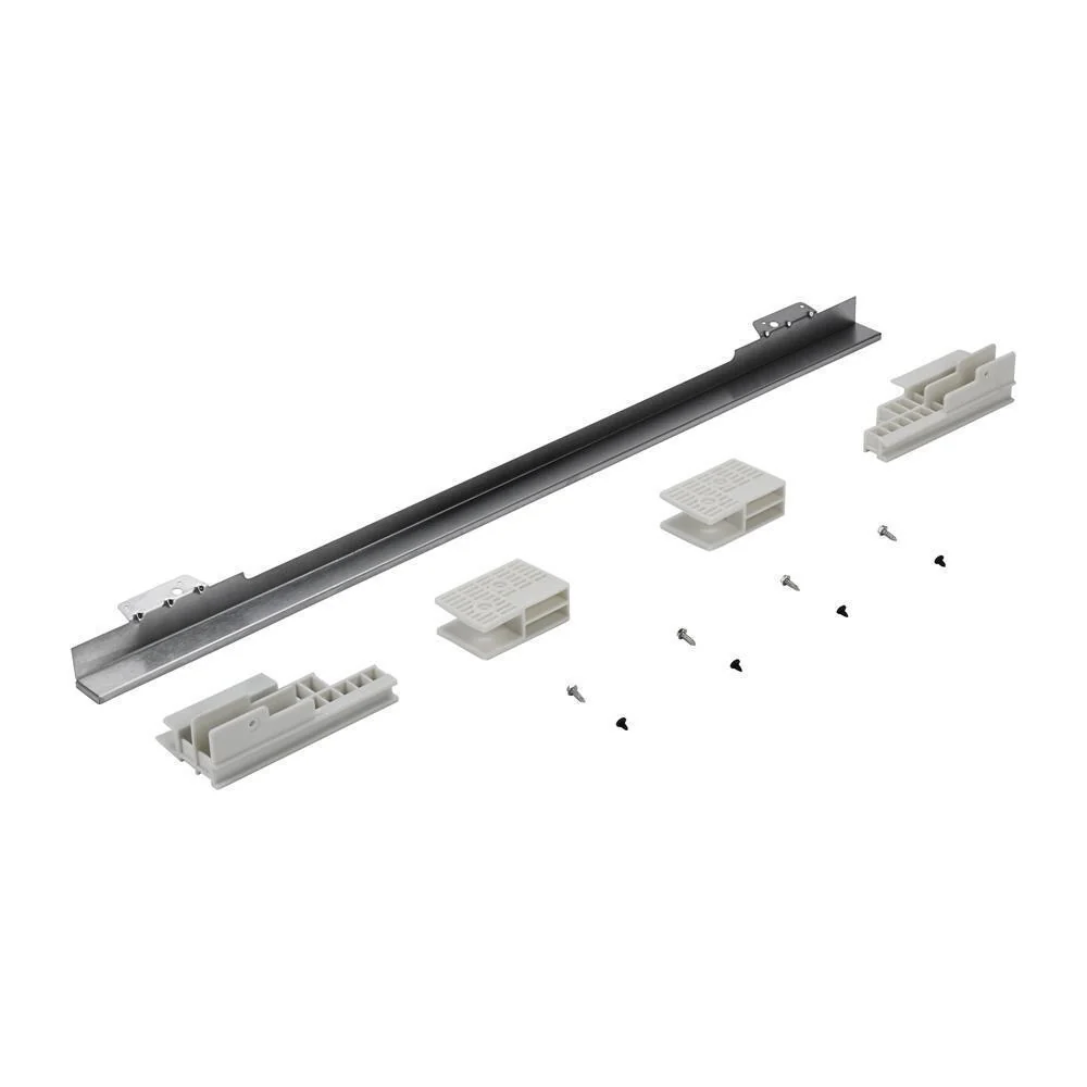 Kitchenaid W11173704 30" Combination Wall Range Flush Installation Trim Kit, Black/Stainless Steel, fits WOC75EC0HV