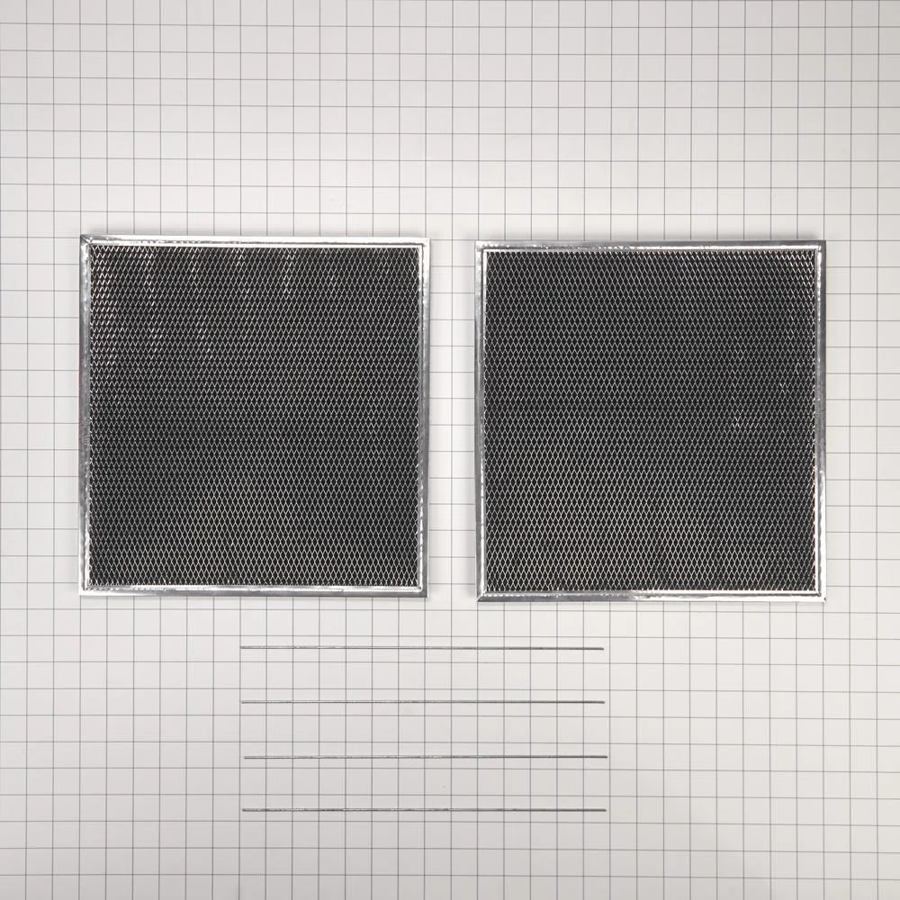 Kitchenaid W11371717 30-IN Range Hood Vent Charcoal Filter Kit - Silver (Includes Two Charcoal Filters and Two Rod-Style Clips) - Image 3