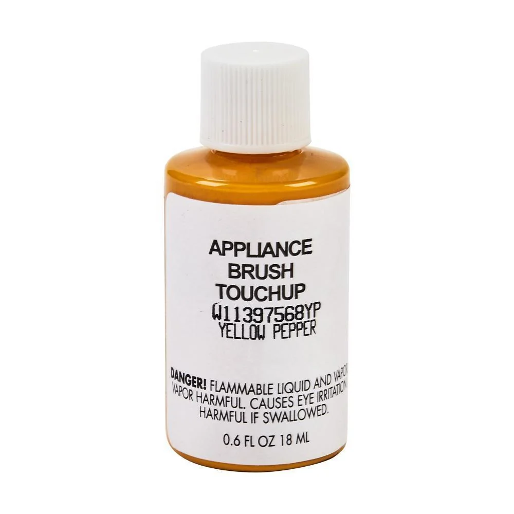 Kitchenaid W11397568YP Touch-Up Paint with a Brush - Yellow Pepper 0.6-oz
