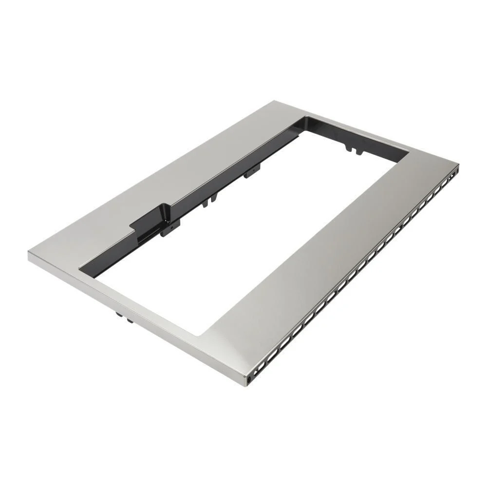 Kitchenaid W11451313 Built-In Low Profile Microwave Standard Trim Kit with Pocket Handle, Stainless Steel, fits cut-out height 17-1/2"