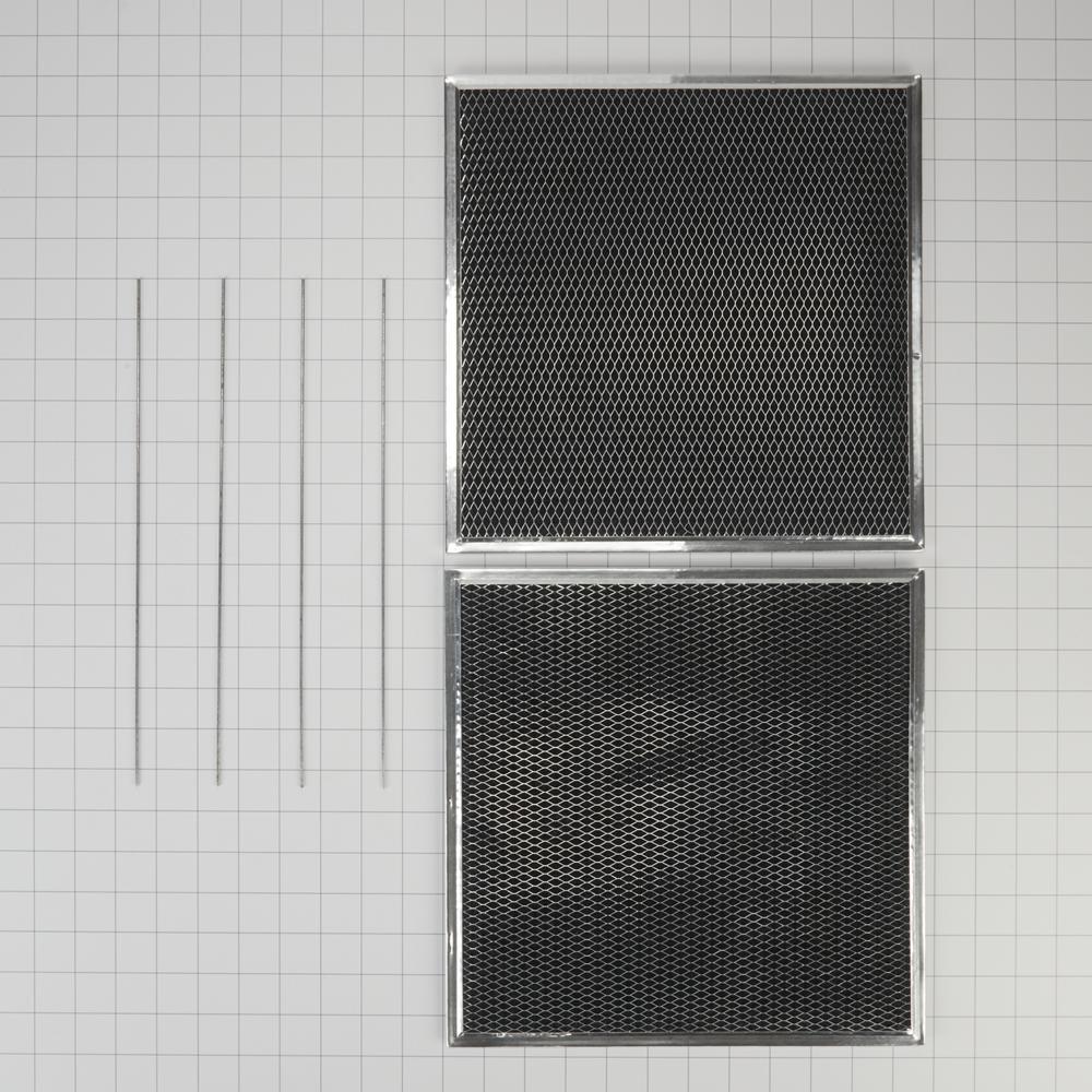 Kitchenaid W11548461 Range Hood Replacement Filter Kit (Includes Two Charcoal Filters and Four Clips) - Image 2