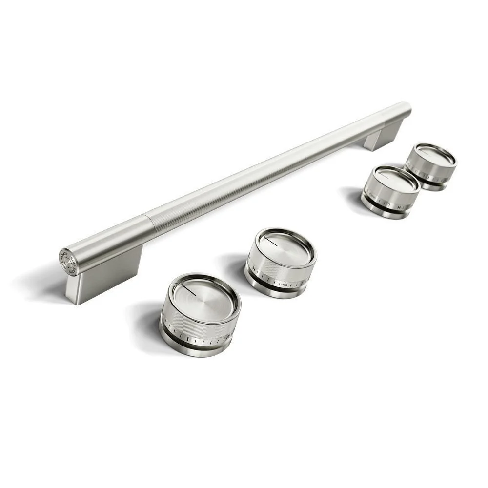 Kitchenaid W11773970 Stainless Steel Handle and Knob Hardware Accessory Kit for KitchenAid® Slide-In ConvectionRange