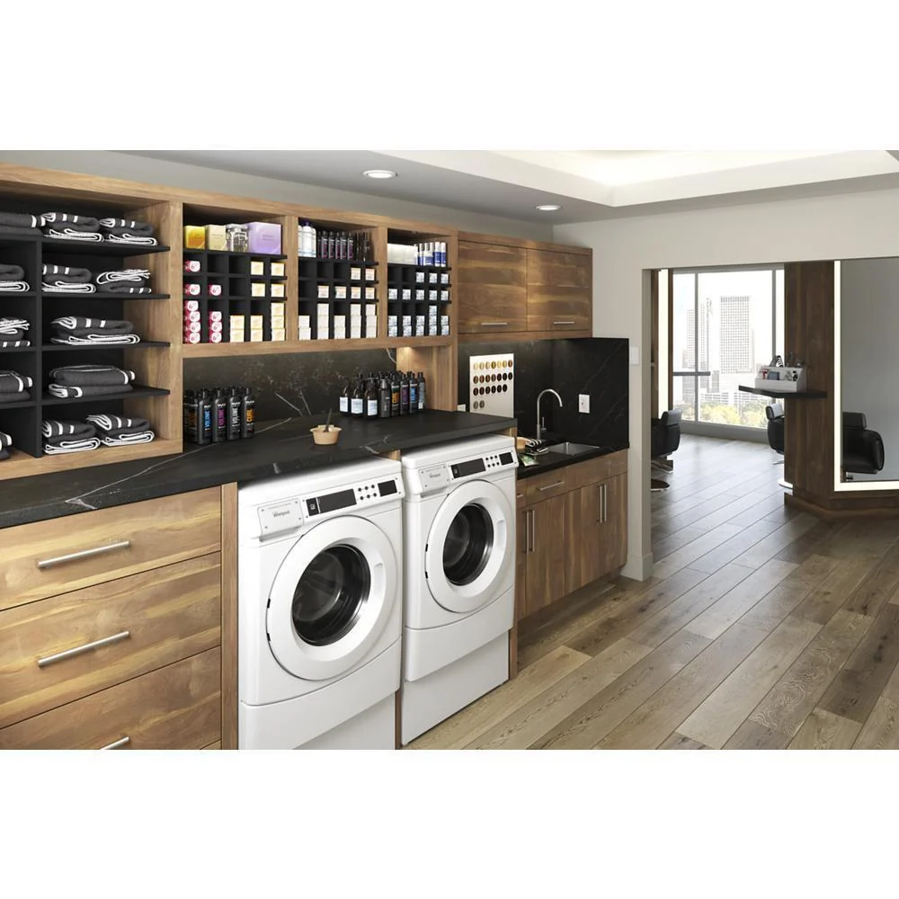 Kitchenaid WHP1000VW 10" Pedestal for Commercial Front Load Washer and Dryer - Image 6