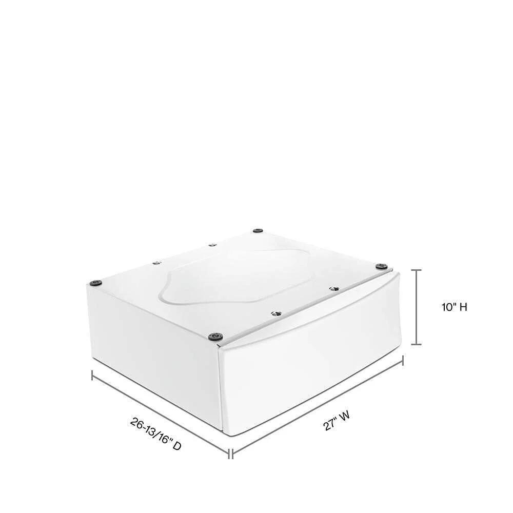 Kitchenaid XHP1000XW 10" Pedestal for Front Load Washer and Dryer - Image 4