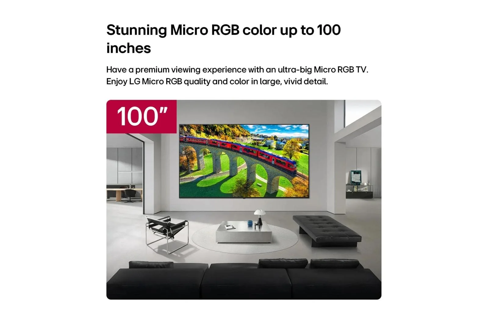 Lg 100MRGB95BU 100 Inch Class LG Micro RGB evo AI MRGB95B 4K Smart TV 2026 - Image 4