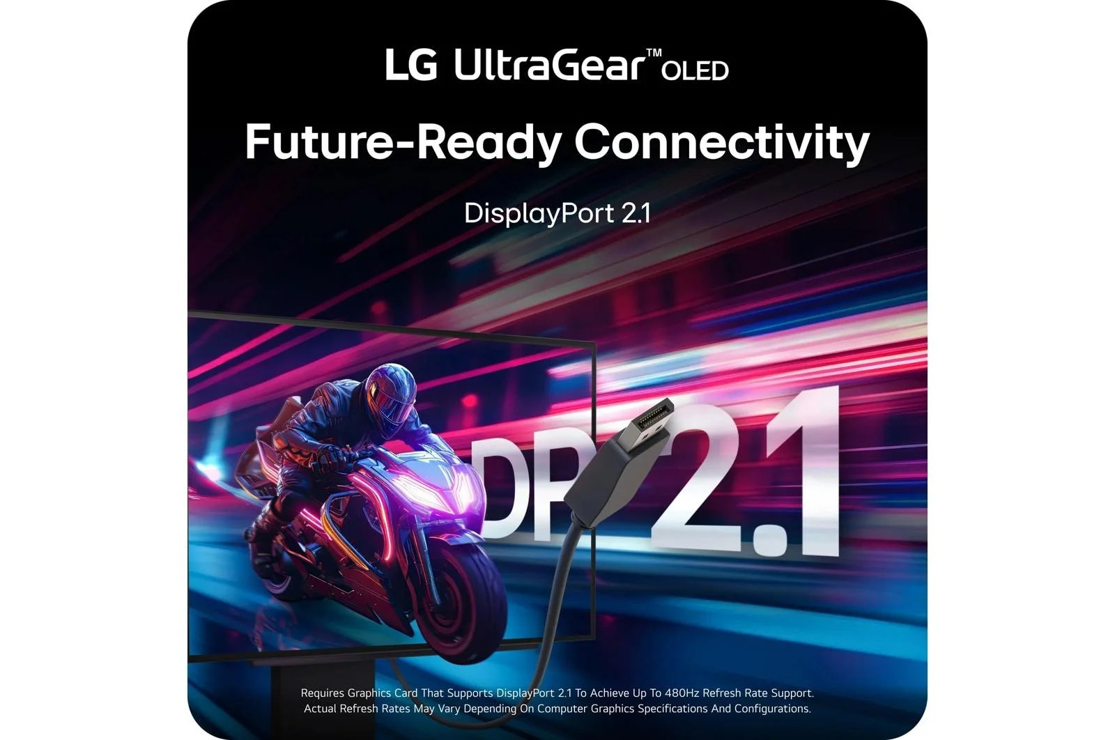 Lg 27GX790AB 27 Inch UltraGear OLED QHD 1440P 480Hz 0.03ms G-Sync® Compatible DisplayPort 2.1 Gaming Monitor - Image 5