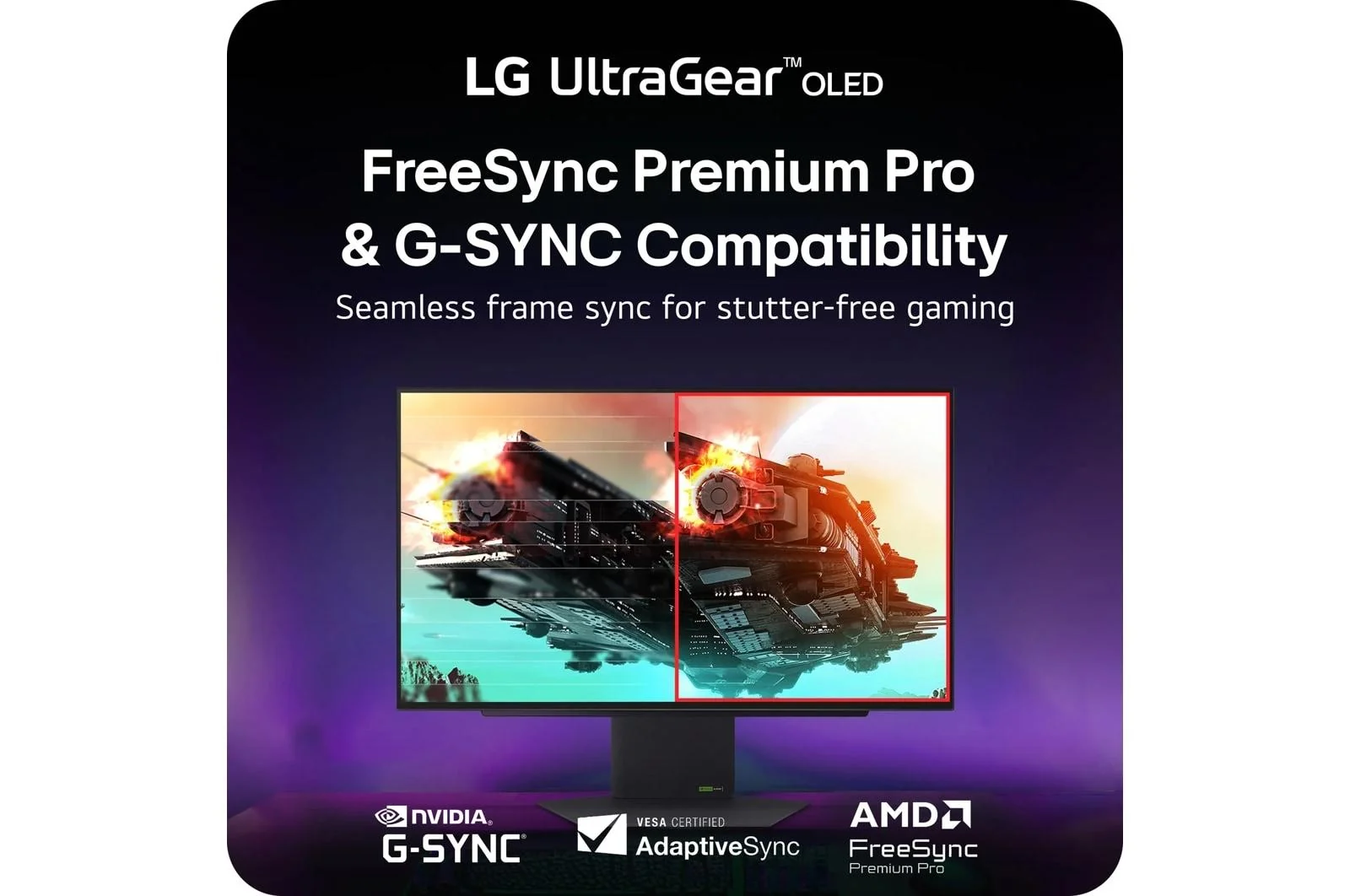 Lg 27GX790AB 27 Inch UltraGear OLED QHD 1440P 480Hz 0.03ms G-Sync® Compatible DisplayPort 2.1 Gaming Monitor - Image 8