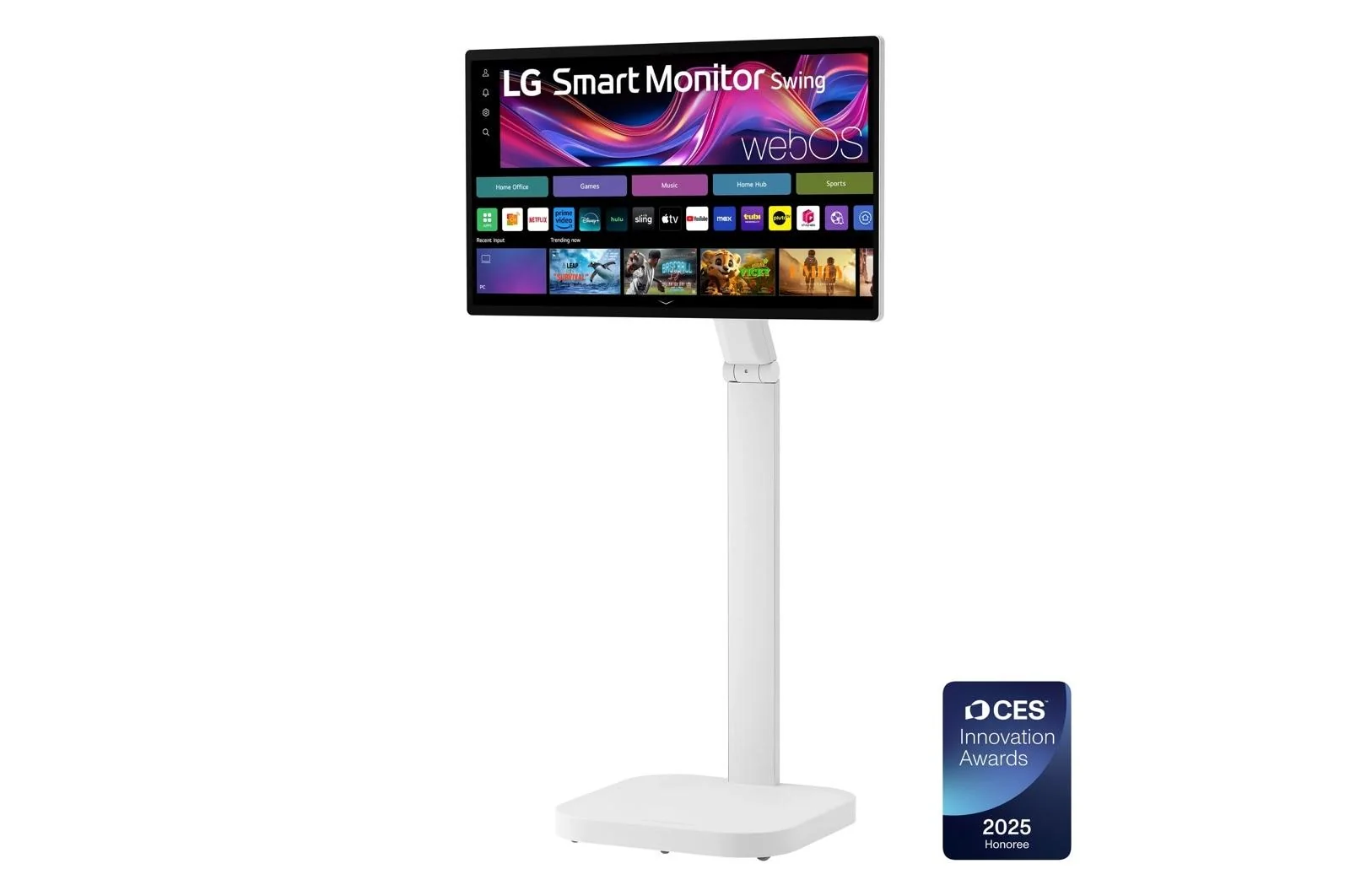 Lg 32U889SAW 32 Inch 4K UHD IPS Touchscreen Smart Monitor Swing with Rolling Stand - Image 2