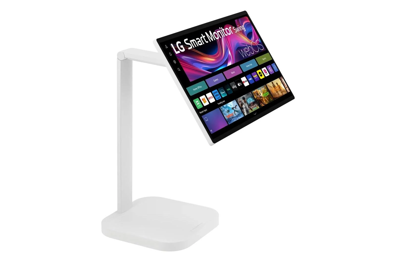 Lg 32U889SAW 32 Inch 4K UHD IPS Touchscreen Smart Monitor Swing with Rolling Stand - Image 3