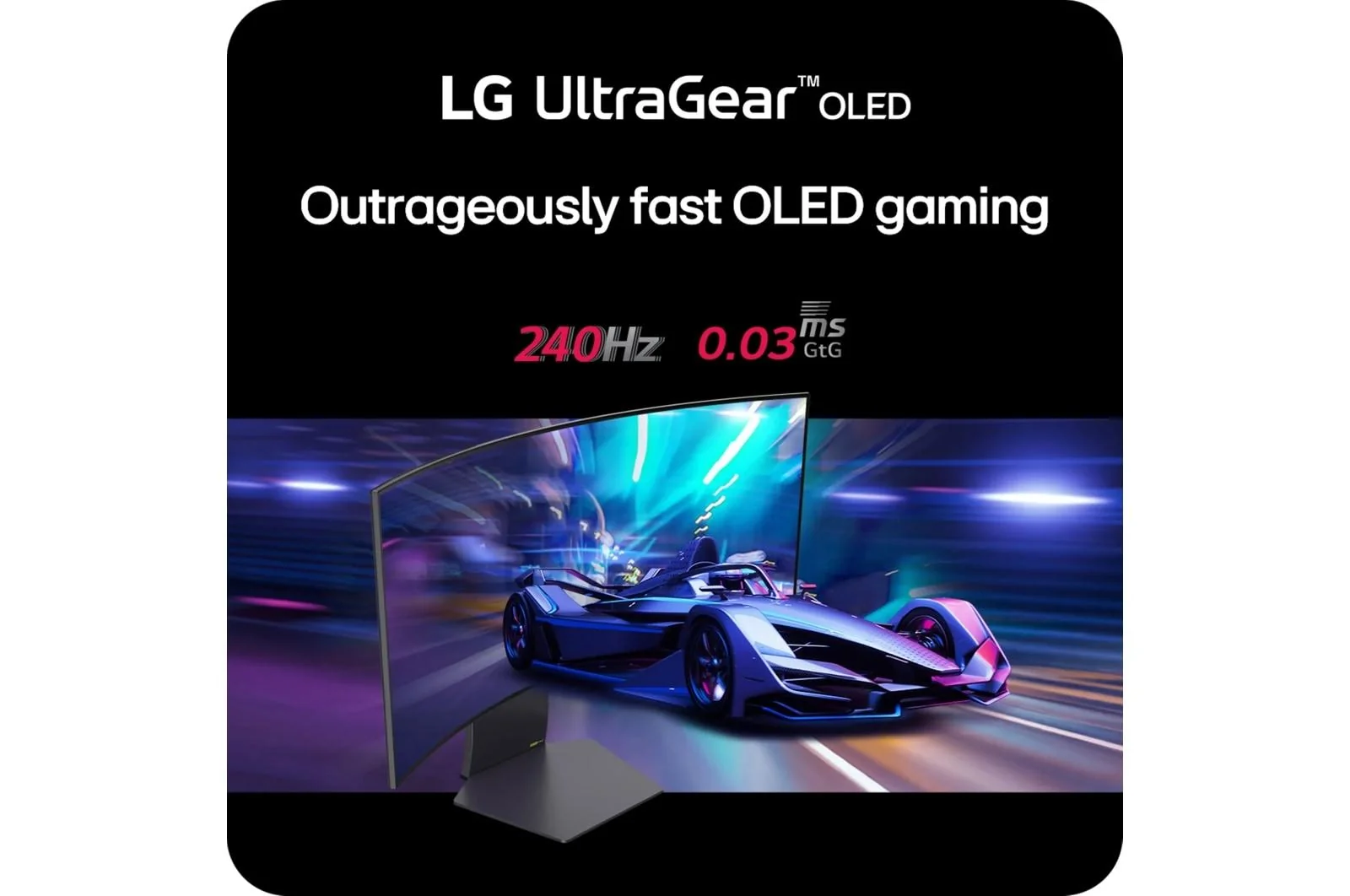 Lg 34GS95QEB 34 Inch UltraGear™ OLED WQHD 1440P 240Hz 0.03ms G-Sync Compatible 800R Curved Gaming Monitor - 34GS95QE-B - Image 5