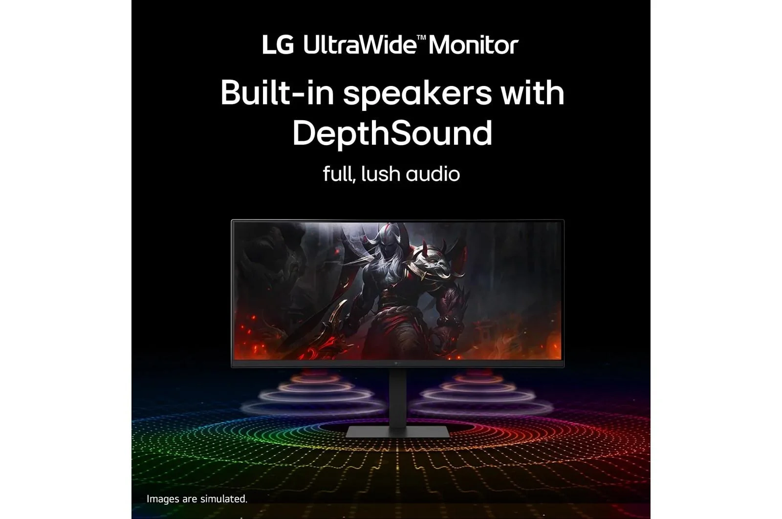 Lg 34U650AB 34 Inch UltraWide™ WQHD IPS 100Hz USB-C PD 96W Computer Monitor with Built-in KVM/Power - Image 5