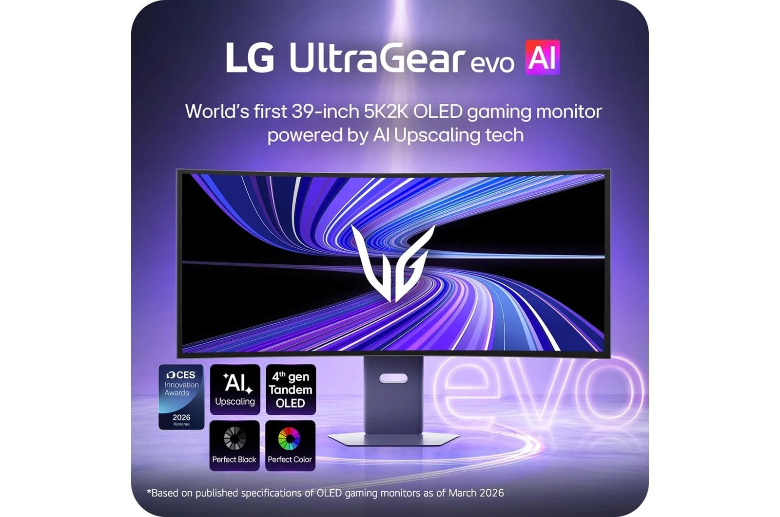 Lg 39GX950BB 39 Inch UltraGear™ evo GX9, World's First 39" 5K2K OLED Gaming Monitor - Image 2