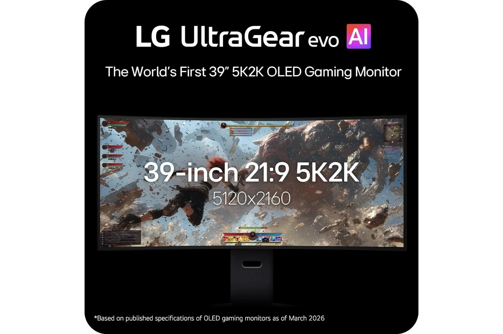 Lg 39GX950BB 39 Inch UltraGear™ evo GX9, World's First 39" 5K2K OLED Gaming Monitor - Image 3