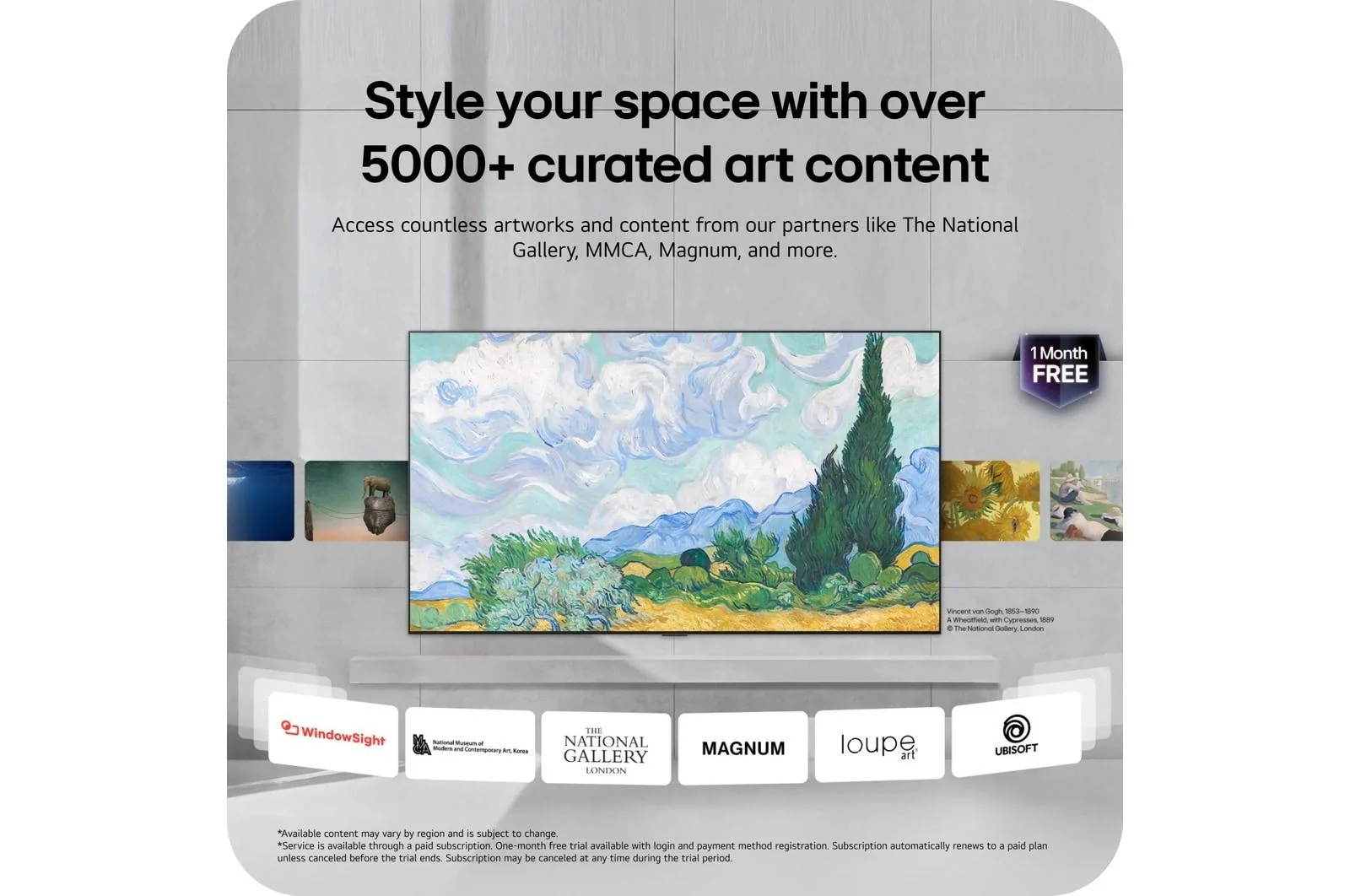 Lg 65LX7BPUA 65 Inch Class LG Gallery TV with Frame LX7B Mini LED 4K Smart TV 2026 - Image 8