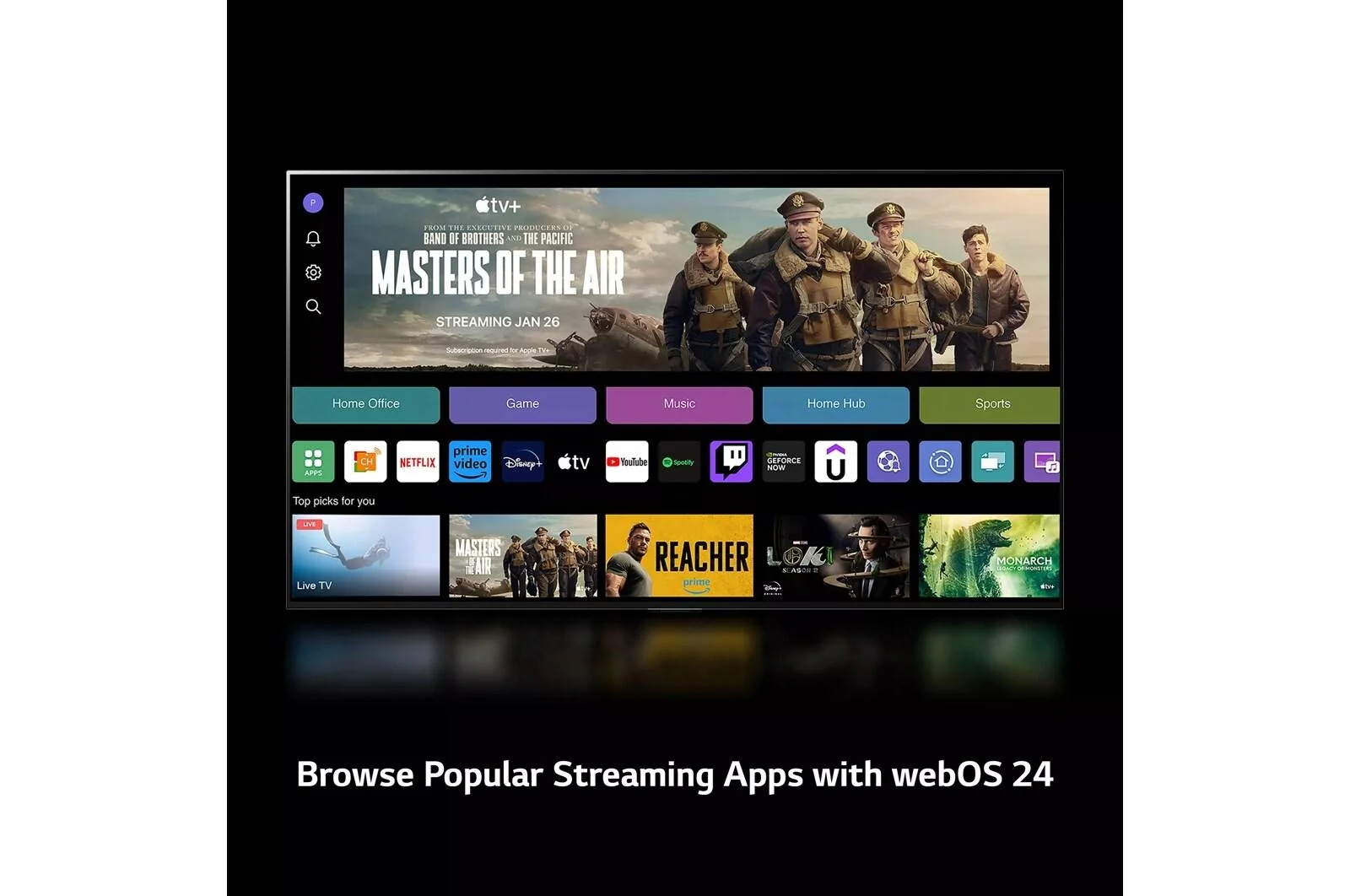 65UT7570PUB LG 65 Inch Class UHD Series 4K UHD TV with webOS 24 - Image 6