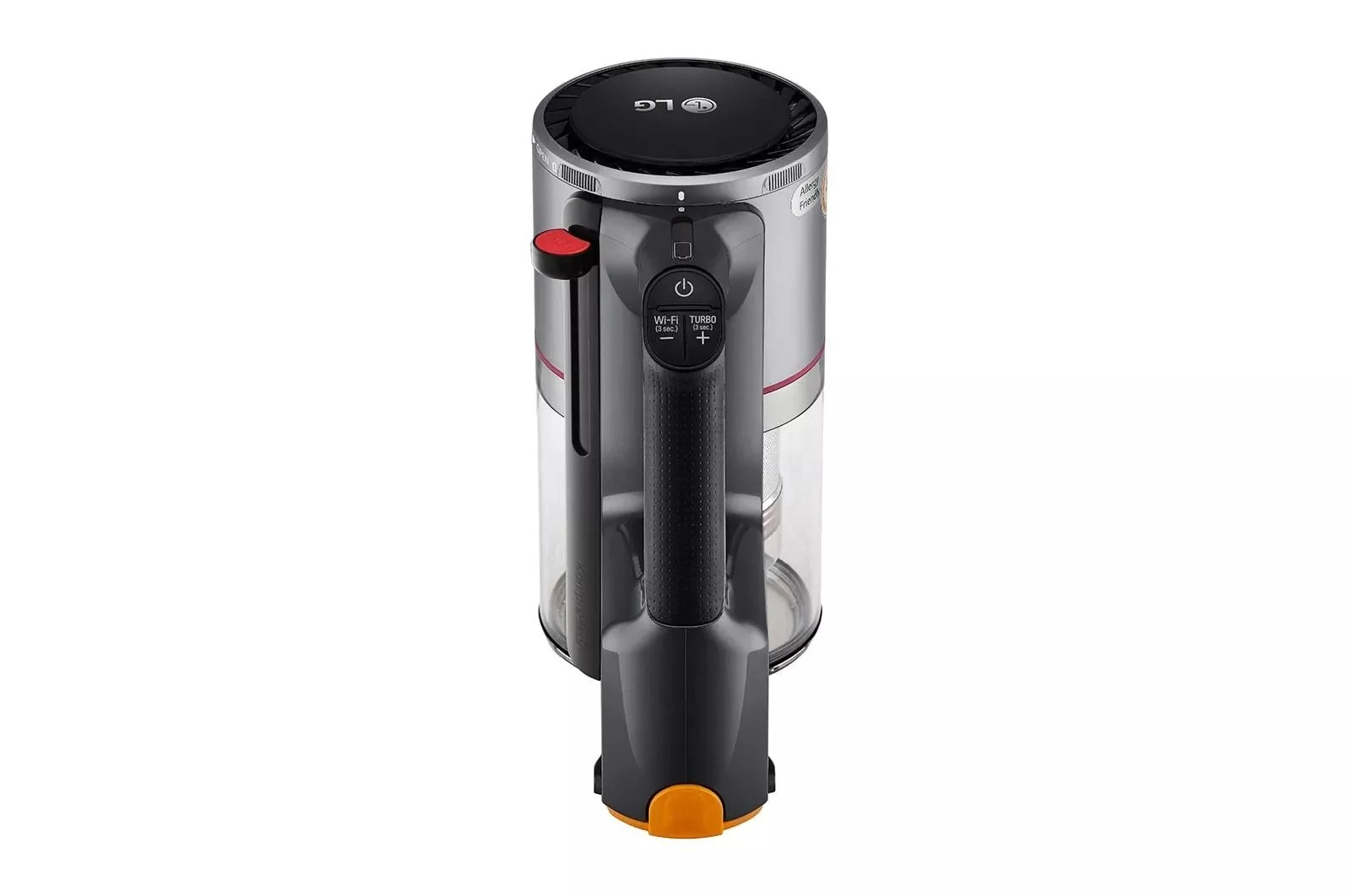 Lg A925KSM CordZero™ Kompressor® Cordless Stick Vacuum with Dual Floor Max Nozzle - Matte Silver - Image 6