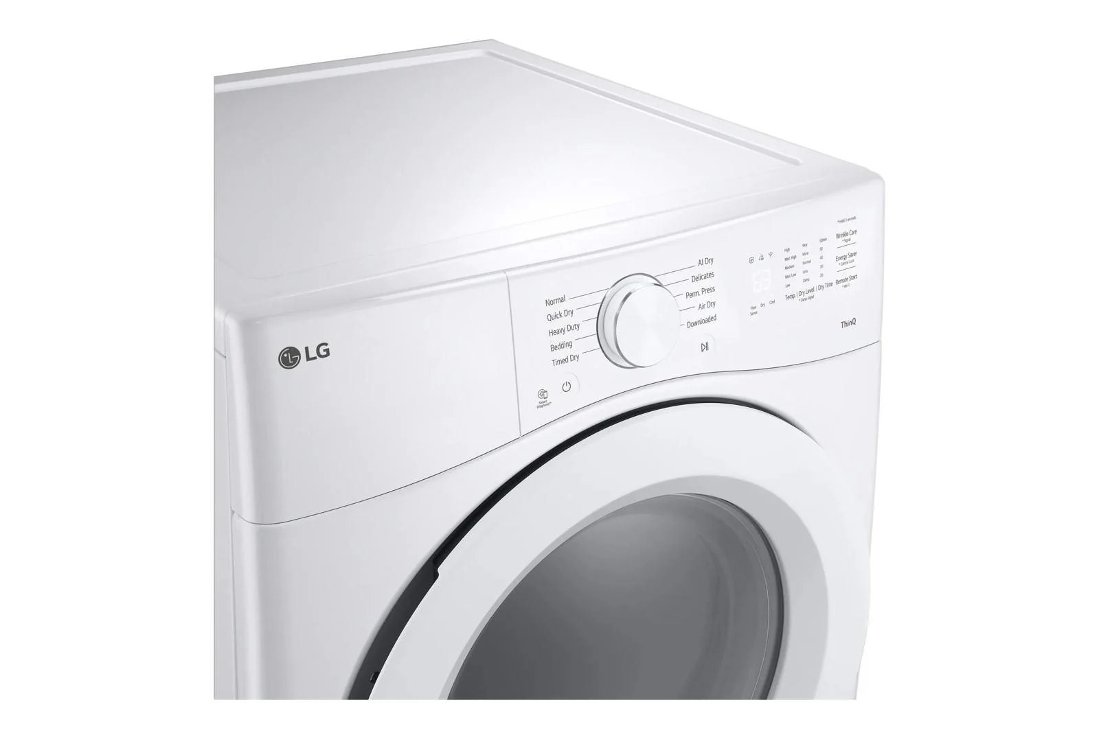 Lg DLE3420W 7.4 cu. ft. Ultra Large Capacity Smart Front Load Electric Dryer - Image 16