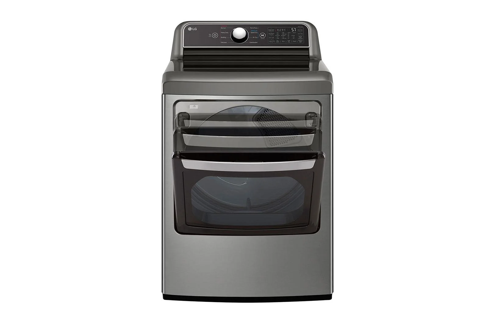 Lg 7.3 cu. ft. Ultra Large Capacity Smart wi-fi Enabled Rear Control Electric Dryer with EasyLoad™ Door - Image 4