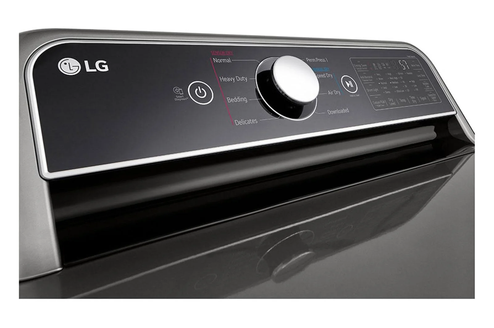 Lg 7.3 cu. ft. Ultra Large Capacity Smart wi-fi Enabled Rear Control Electric Dryer with EasyLoad™ Door - Image 7
