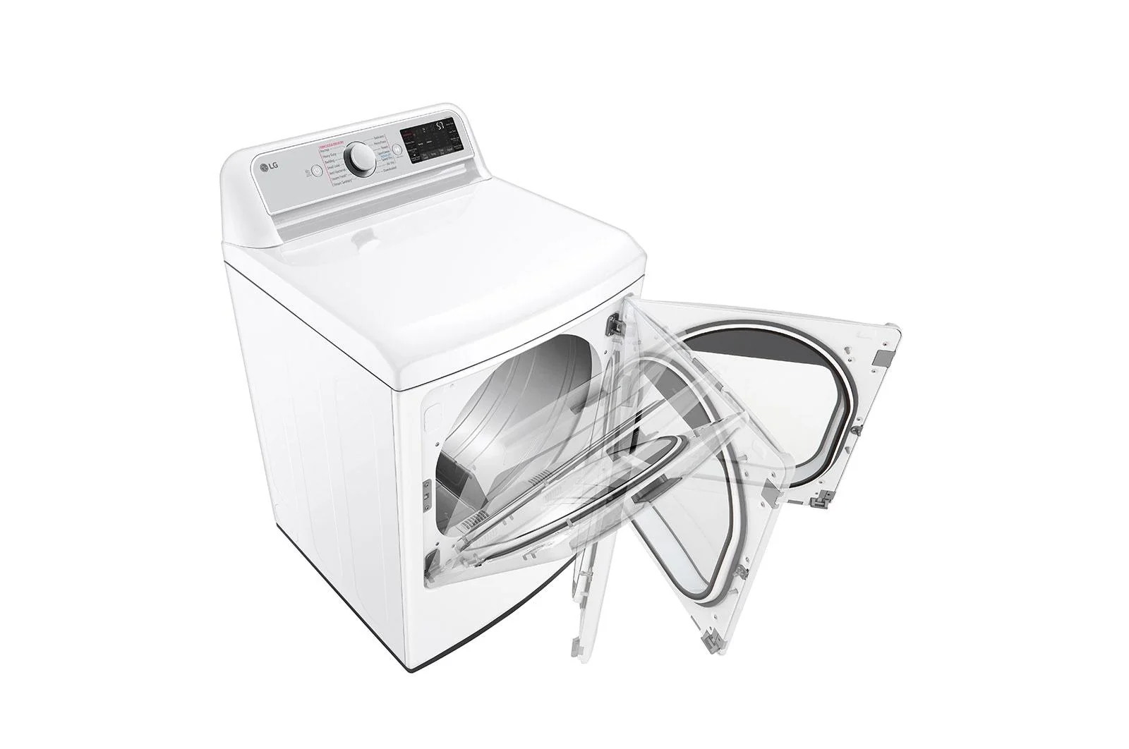 Lg 7.3 cu. ft. Ultra Large Capacity Smart wi-fi Enabled Rear Control Electric Dryer with TurboSteam™ - Image 9