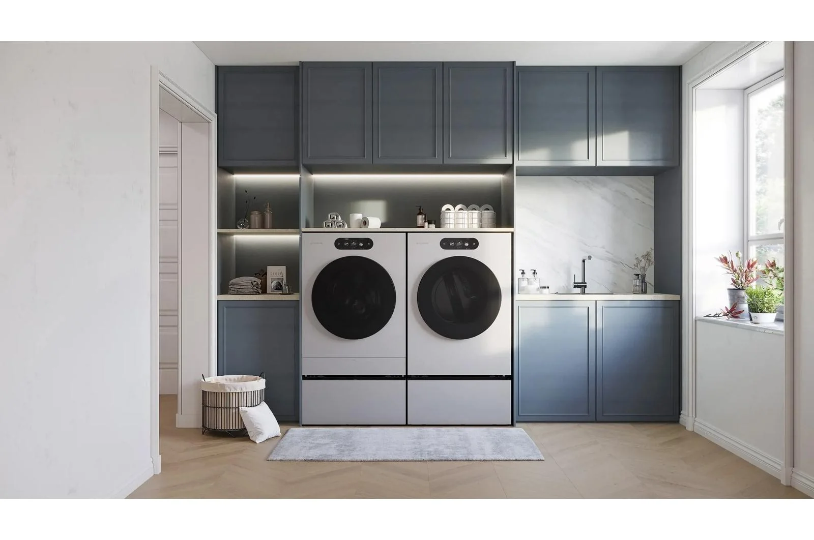 DLEX9900S LG SIGNATURE 9.0 cu. ft. Mega Capacity Smart Front Load Electric Dryer with Built-In Intelligence, TurboSteam® and Touch LCD Control - Image 13