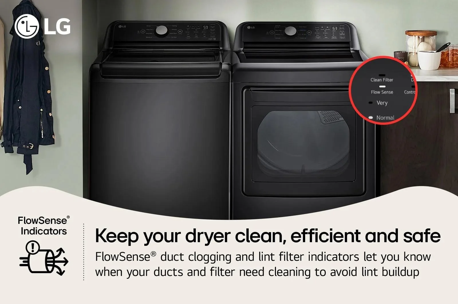 Lg DLG7151X 7.3 cu. ft. Ultra Large Capacity Gas Dryer with Sensor Dry Technology - Image 7