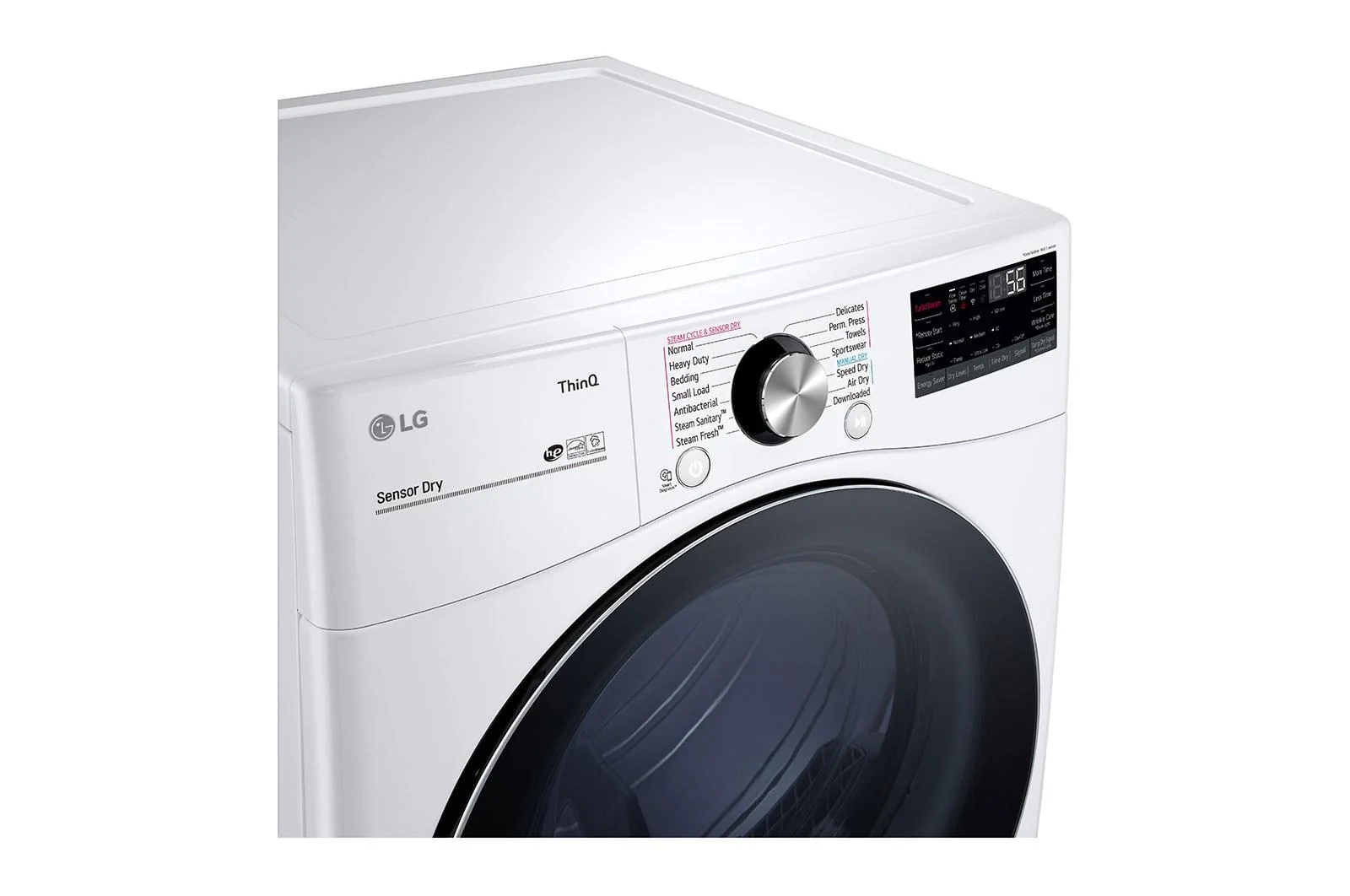 Lg DLGX4201W 7.4 cu. ft. Ultra Large Capacity Smart Wi-Fi Enabled Front Load Gas Dryer with TurboSteam™ and Built-In Intelligence - Image 8