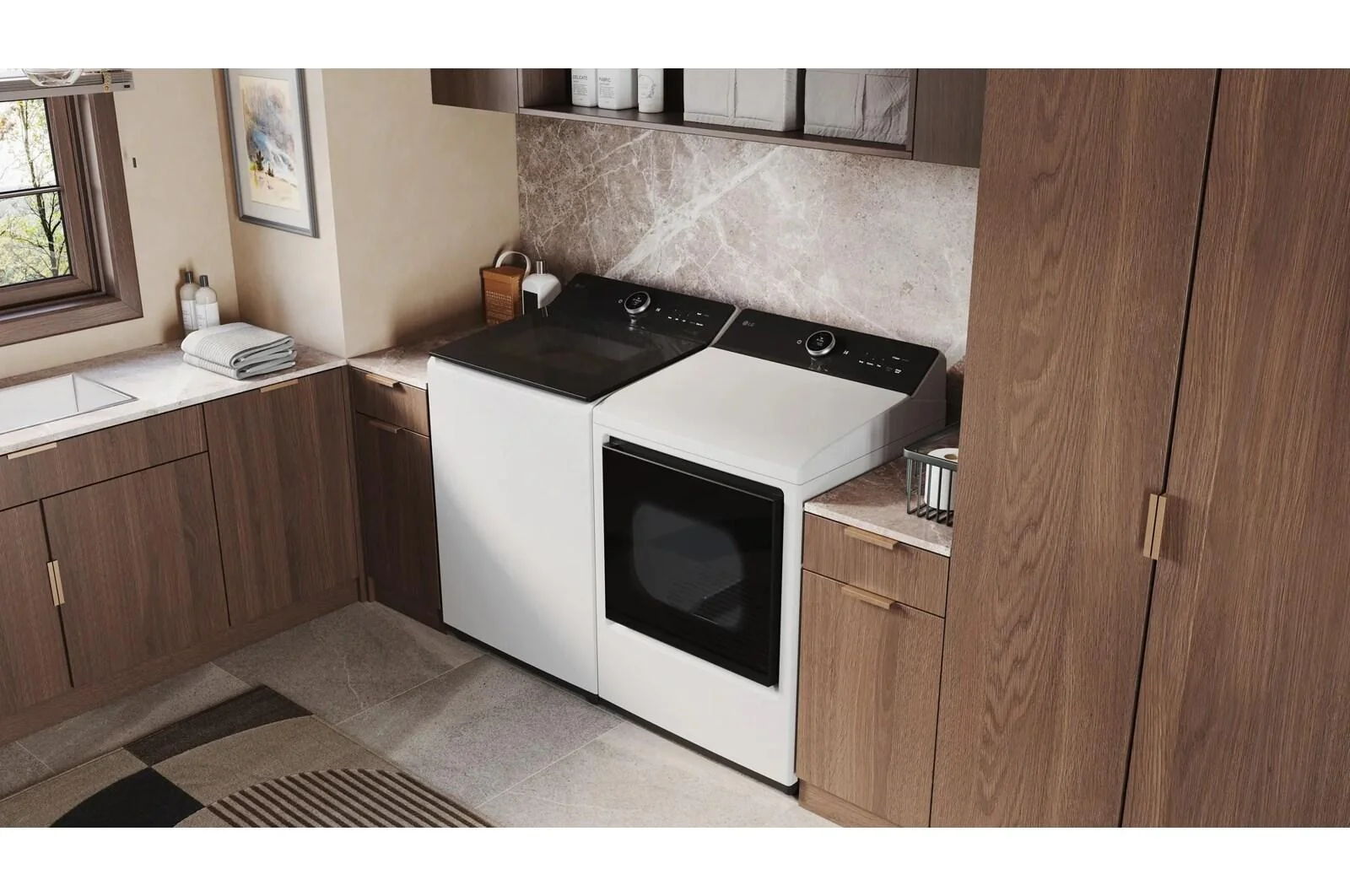 Lg DLGX8601WE 7.3 cu. ft. Ultra Large High Efficiency Gas TurboSteam™ LG EasyLoad™ Door, Wi-Fi Connectivity, White - Image 19