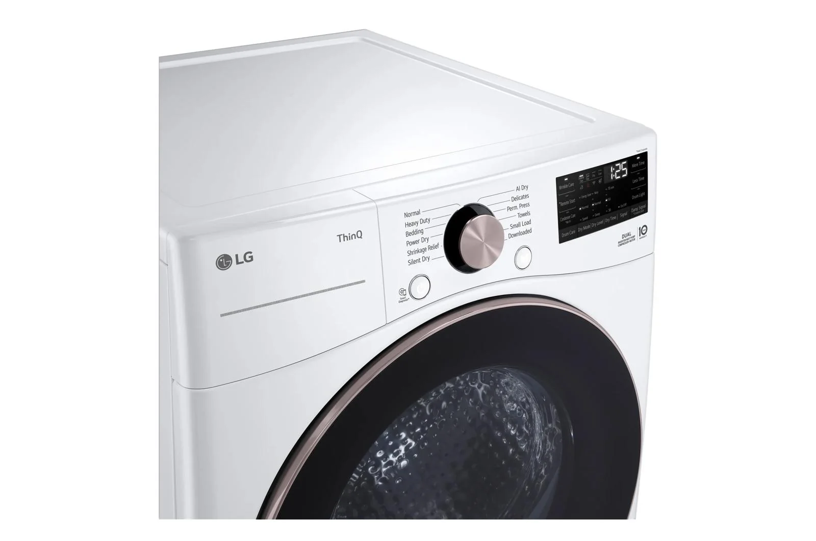 Lg DLHC4002W 7.8 cu. ft. Mega Capacity Smart Front Load Dryer with Dual Inverter HeatPump™ Technology and Inverter Direct Drive Motor System - Image 11