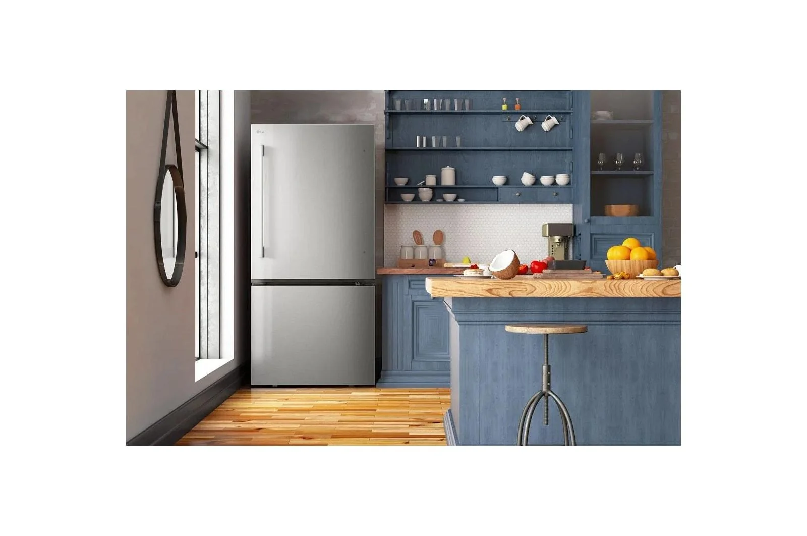 Lg LB26H2200S 26 cu. ft. Bottom Freezer Refrigerator - Image 3