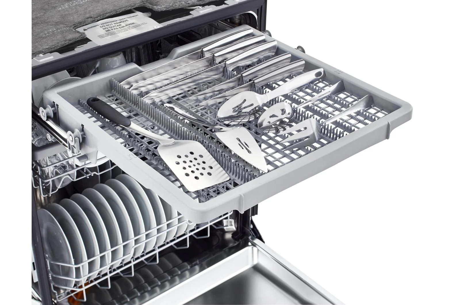 Lg LDFN4542B Front Control Dishwasher with QuadWash™ and 3rd Rack - Image 5
