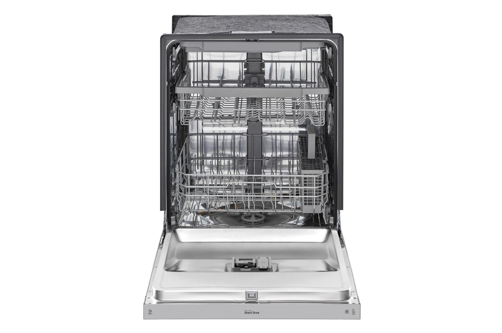 Lg LDFN4542S 24 Inch Wide QuadWash™ Front Control Dishwasher - Stainless Steel - Image 5