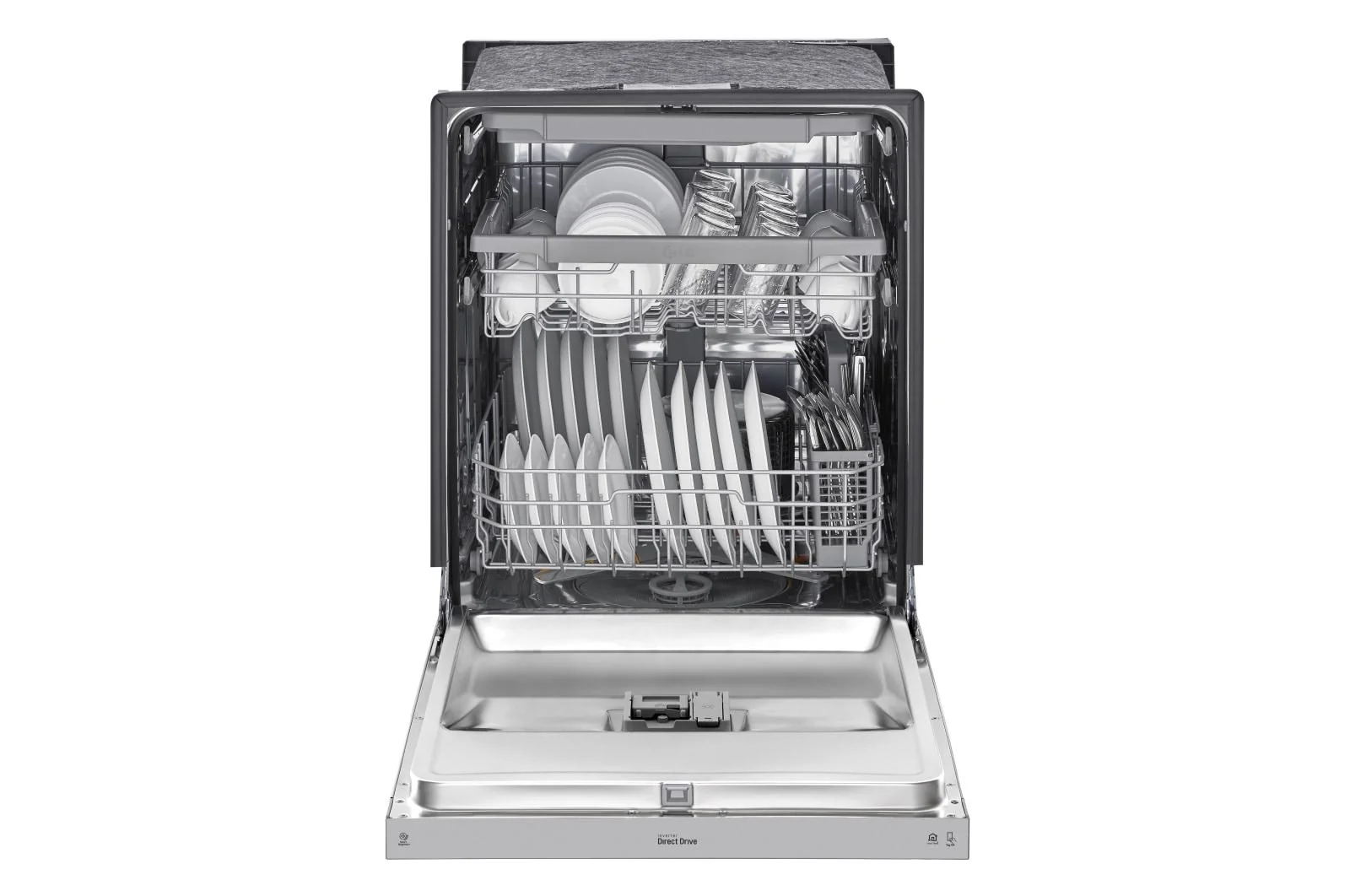 Lg LDFN4542S 24 Inch Wide QuadWash™ Front Control Dishwasher - Stainless Steel - Image 6