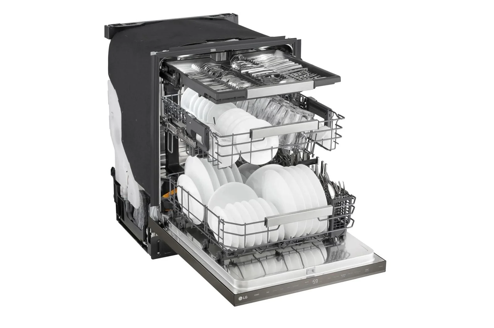 Lg LDNPH753D Smart FlushFit™ Top Control Dishwasher with 1-Hour Wash & Dry, QuadWash® Pro, TrueSteam® and Dynamic Heat Dry™ w/AutoVent Dry™ - Image 14