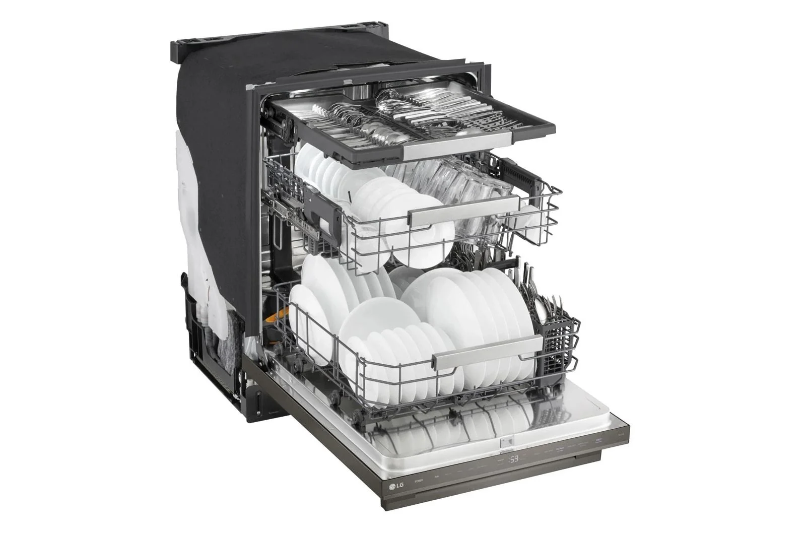 Lg LDNTH753D Smart FlushFit™ Top Control Dishwasher with 1-Hour Wash & Dry, QuadWash® Pro, TrueSteam® and Dynamic Heat Dry™ w/AutoVent Dry™ - Image 18