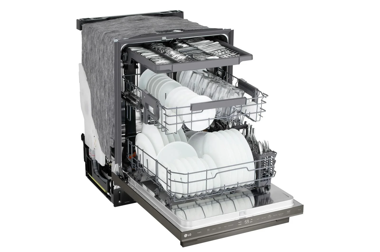 Lg LDNTM545D Smart FlushFit™ Top Control Dishwasher with 1-Hour Wash & Dry, QuadWash® Pro, and Dynamic Heat Dry™ w/AutoVent Dry™ - Image 14