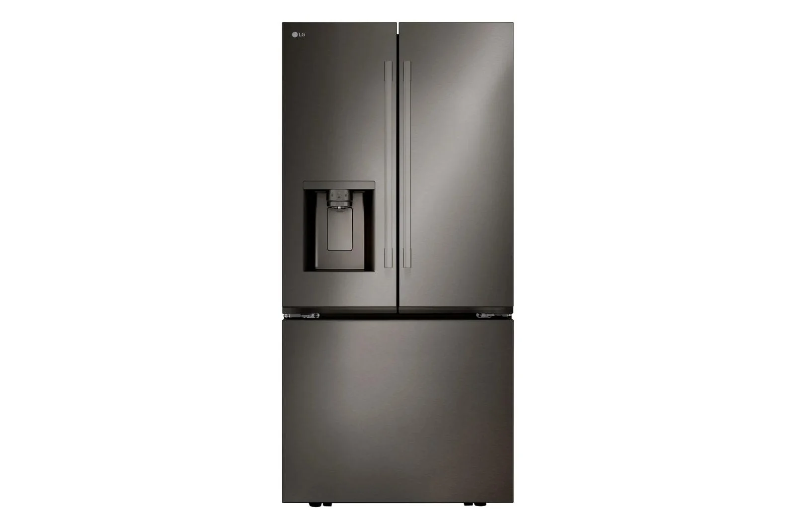 Lg LF25H6330D 25 cu. ft. 3-Door French Door Refrigerator with NEW Hybrid Handle Design and External Ice and Water Dispenser