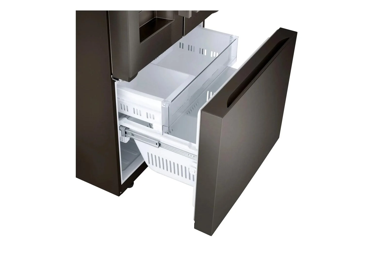 Lg LF25H6330D 25 cu. ft. 3-Door French Door Refrigerator with NEW Hybrid Handle Design and External Ice and Water Dispenser - Image 11