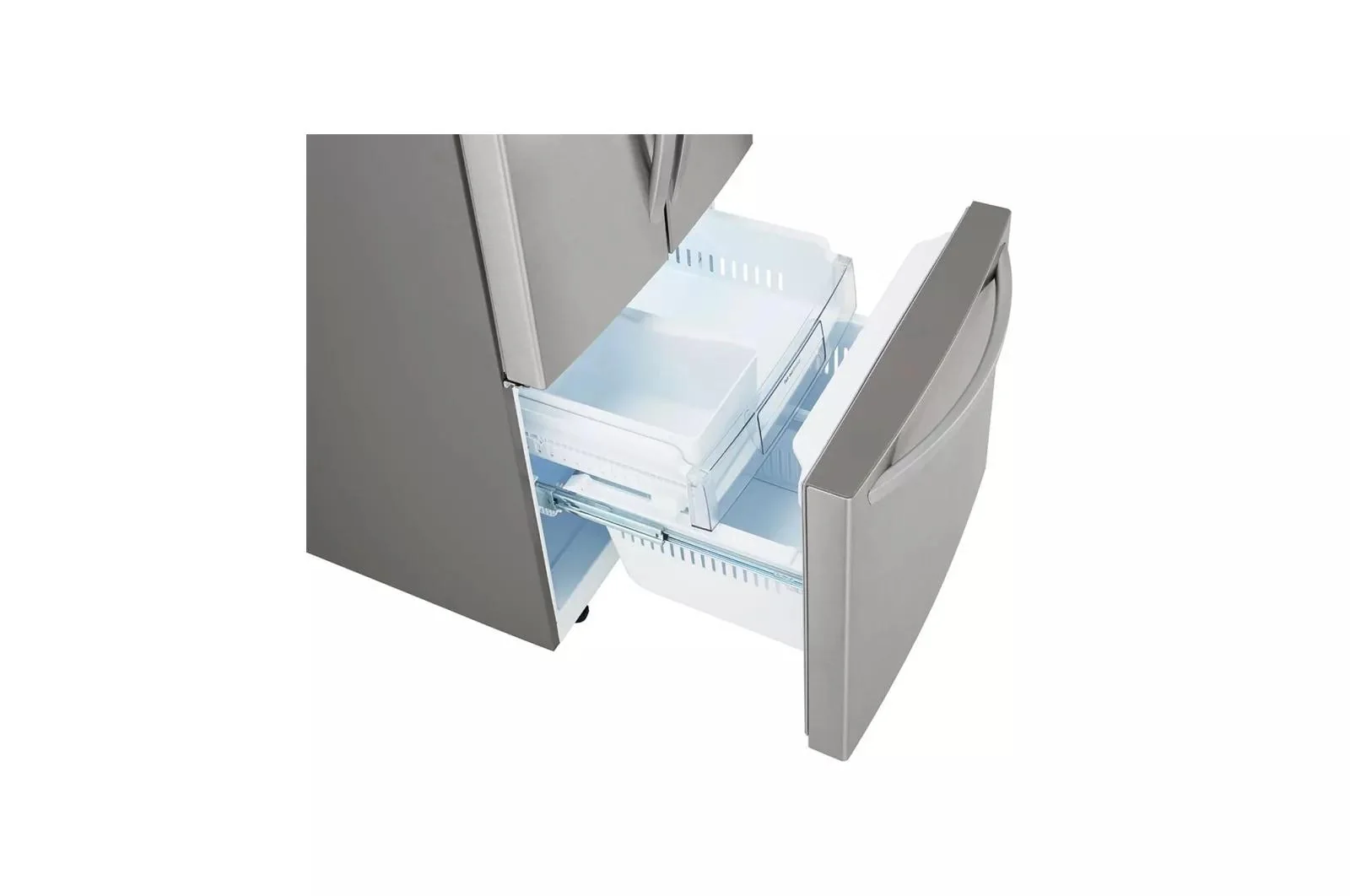 Lg LFCS22520S 22 cu. ft. 30 Inch Wide French Door Refrigerator - Stainless Steel - Image 9