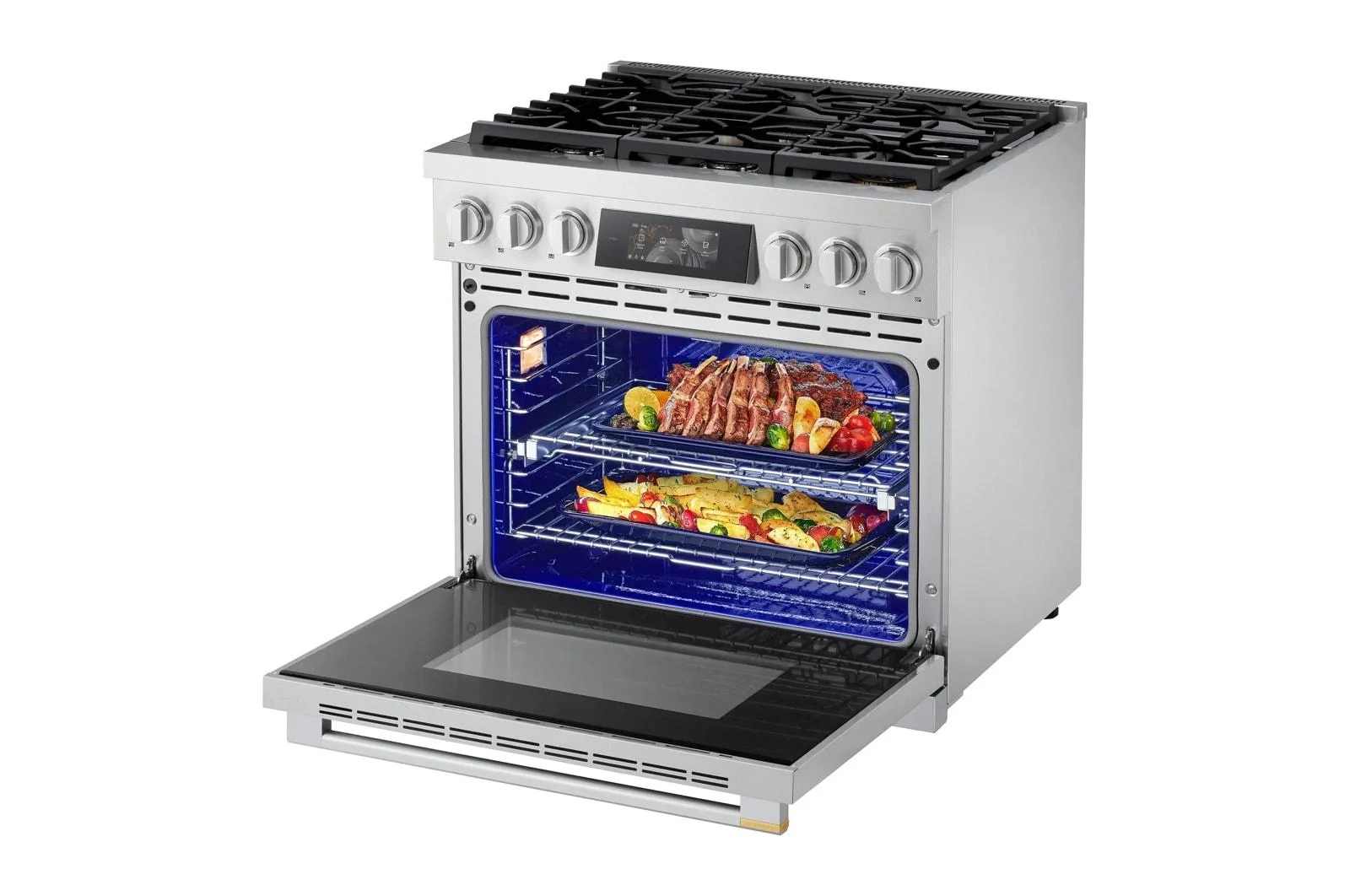 LPGU6319Y LG SIGNATURE 6.3 cu. ft. Smart Gas Slide-In Pro Range with Dynamic ProBake Convection®, Air Fry, Air Sous Vide and Roast Mode - Image 6