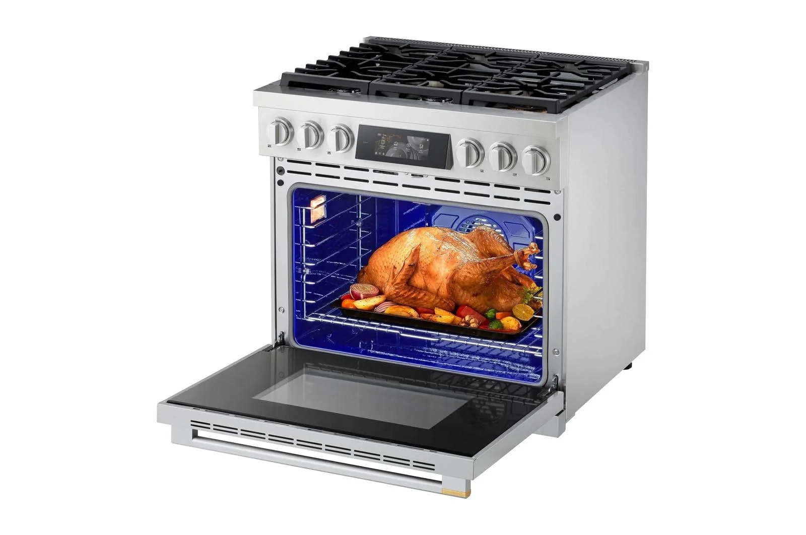 LPGU6319Y LG SIGNATURE 6.3 cu. ft. Smart Gas Slide-In Pro Range with Dynamic ProBake Convection®, Air Fry, Air Sous Vide and Roast Mode - Image 8