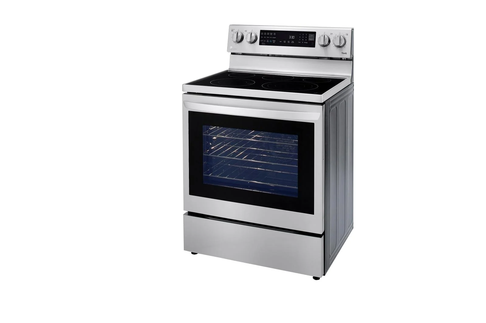 Lg LREL6325F 6.3 cu. ft. Smart Wi-Fi Enabled True Convection InstaView® Electric Range with Air Fry - Image 4