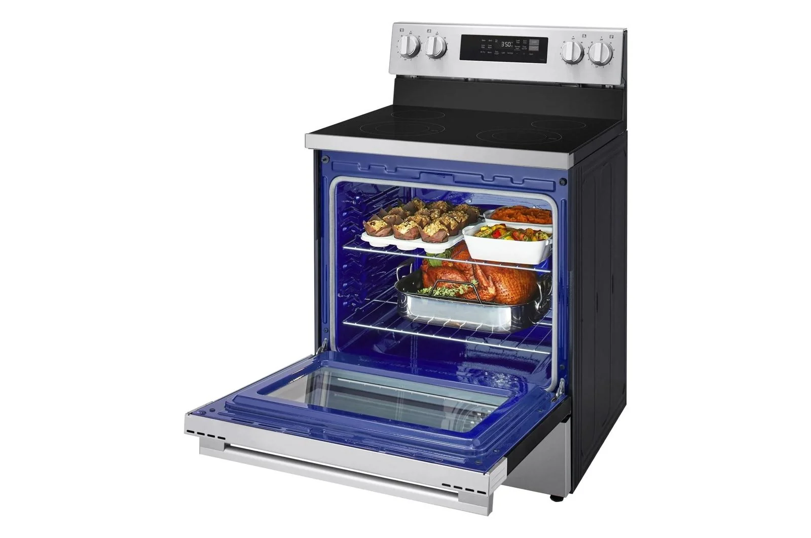 Lg LREN6321VE 6.3 cu. ft. Smart Wi-Fi Enabled Electric Range with Air Fry & EasyClean® - Image 12