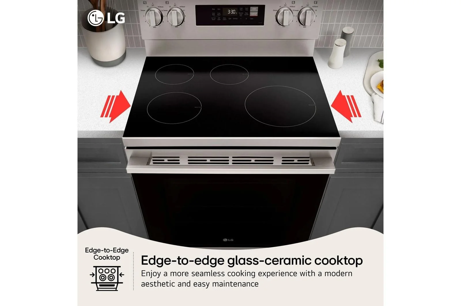 Lg LREN6321VE 6.3 cu. ft. Smart Wi-Fi Enabled Electric Range with Air Fry & EasyClean® - Image 6