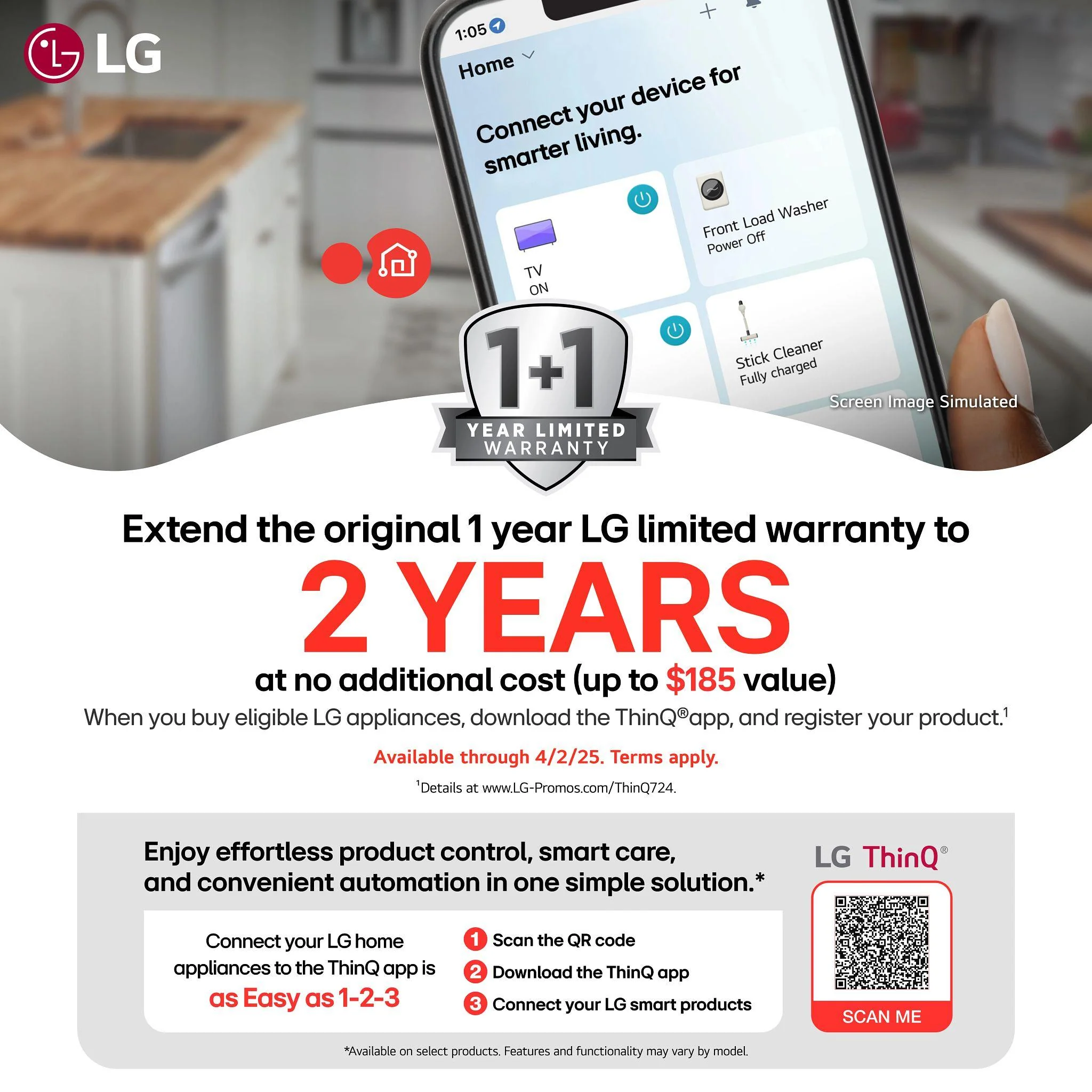 Lg LREN6325XE 6.3 cu. ft. Smart Wi-Fi Enabled ProBake Convection® Electric Range with Air Fry & EasyClean® - Image 3