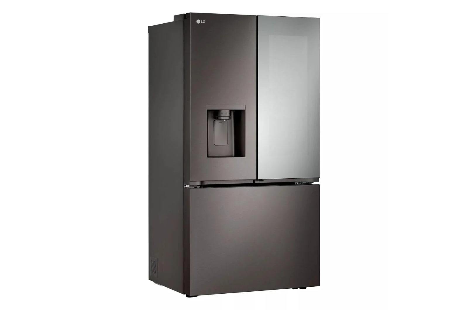Lg LRYKC2606D 26 cu. ft. Smart Mirror InstaView® Counter-Depth MAX™ French Door Refrigerator with Four Types of Ice - Image 2