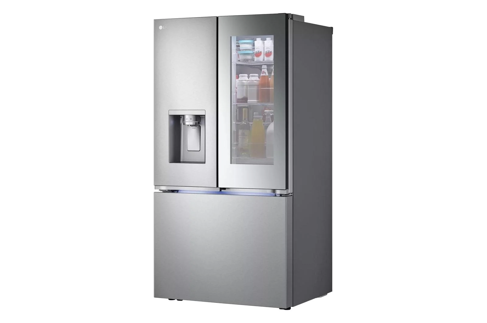 Lg 31 cu. ft. Smart Standard-Depth MAX™ French Door Refrigerator with Four Types of Ice and Mirror InstaView® - Image 3