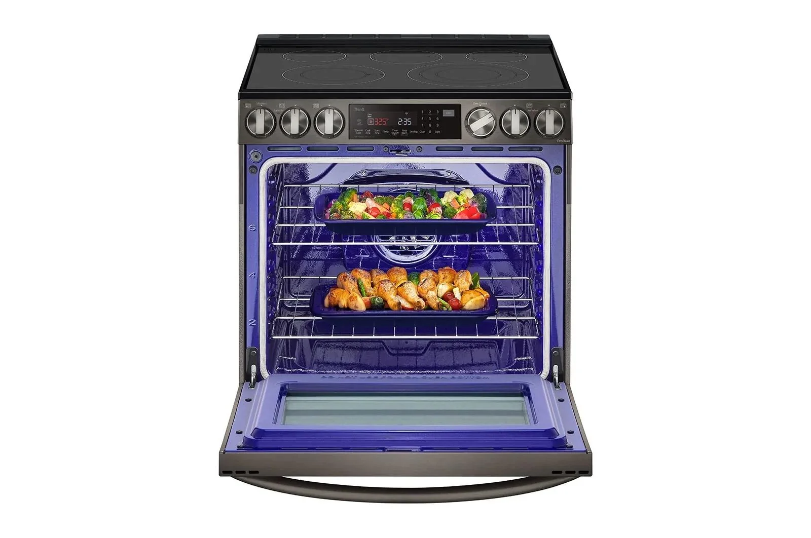 Lg LSEL6335DE 6.3 cu ft. Smart Wi-Fi Enabled ProBake Convection® InstaView® Electric Slide-In Range with Air Fry - Image 8